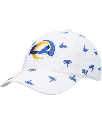 '47 Brand - Women's White Los Angeles Rams Confetti Clean Up Adjustable Hat