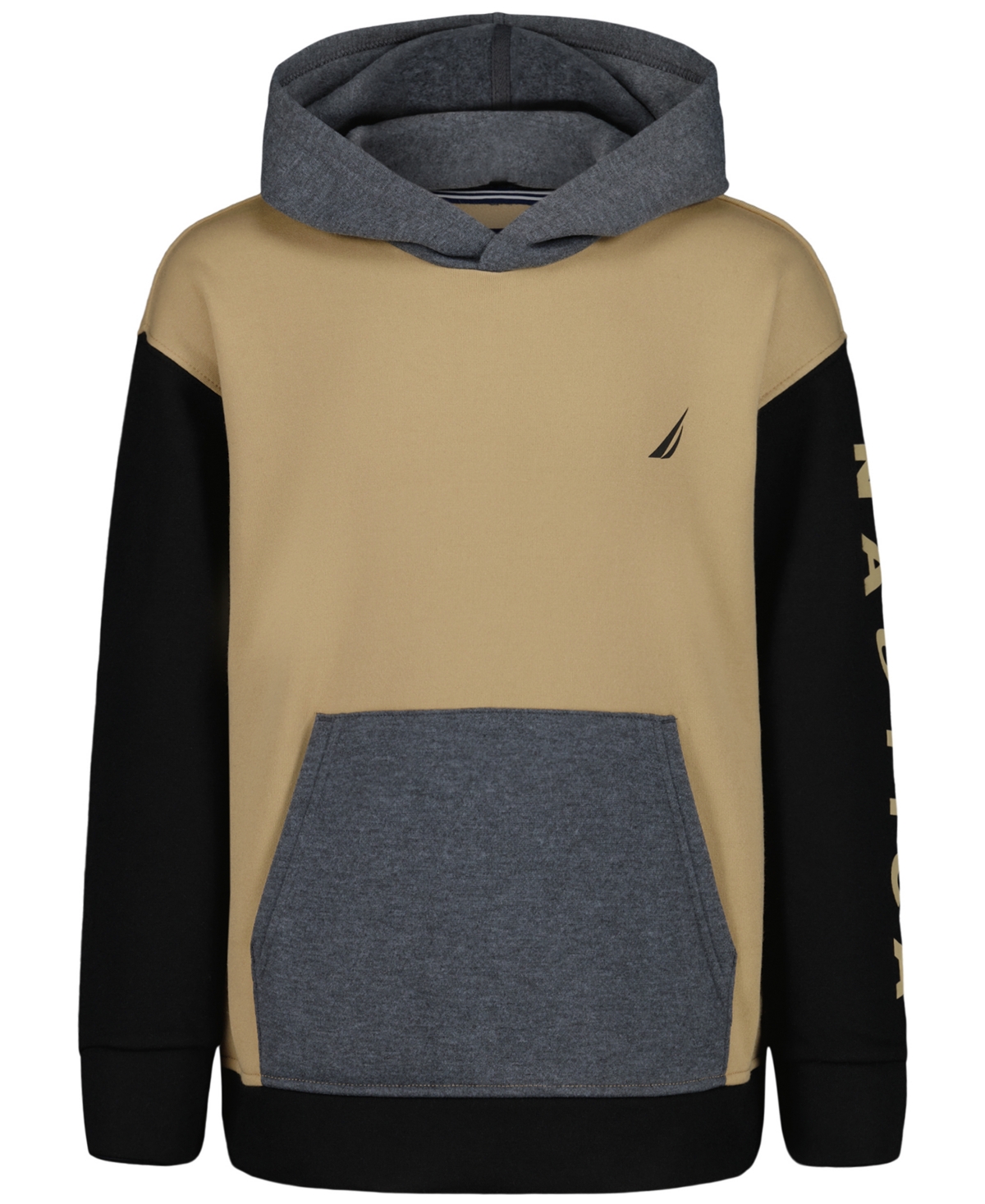 Nautica Boys 8-20 Color Blocking Piecing Hoodie In Multi