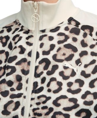 Women's T7 Leopard Luxe Short Track Jacket