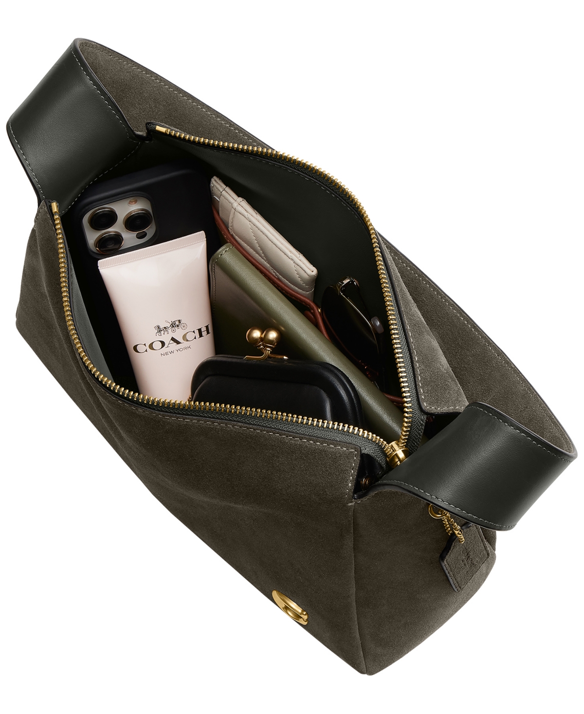 Coach Lola Small Pebble Leather Shoulder Bag