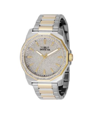 Men's 49126 Speedway Quartz 3 Hand Silver Dial Watch