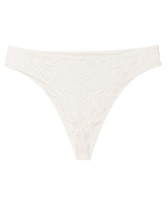 Persuasion Stretch Lace Minimal Rear Coverage Thong