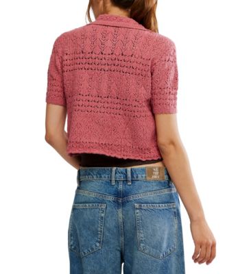 Women's Crochet Daylight Cardigan Sweater