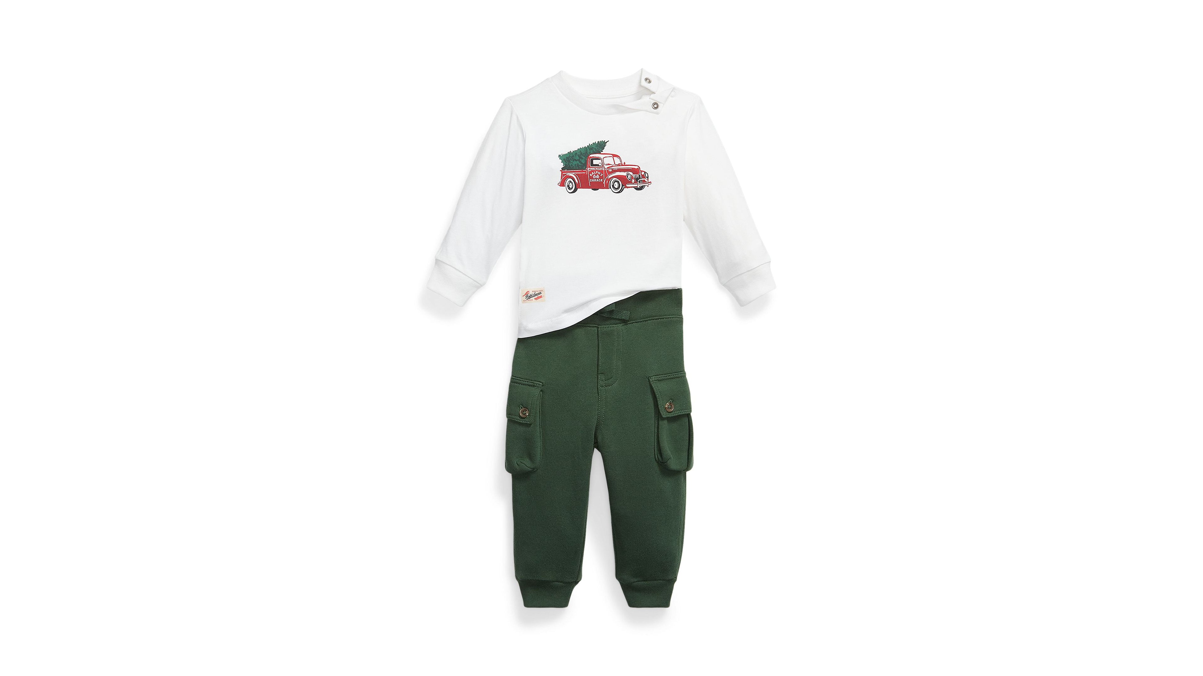 Polo Ralph Lauren Baby Boy 2-Piece T-Shirt and Pants Set