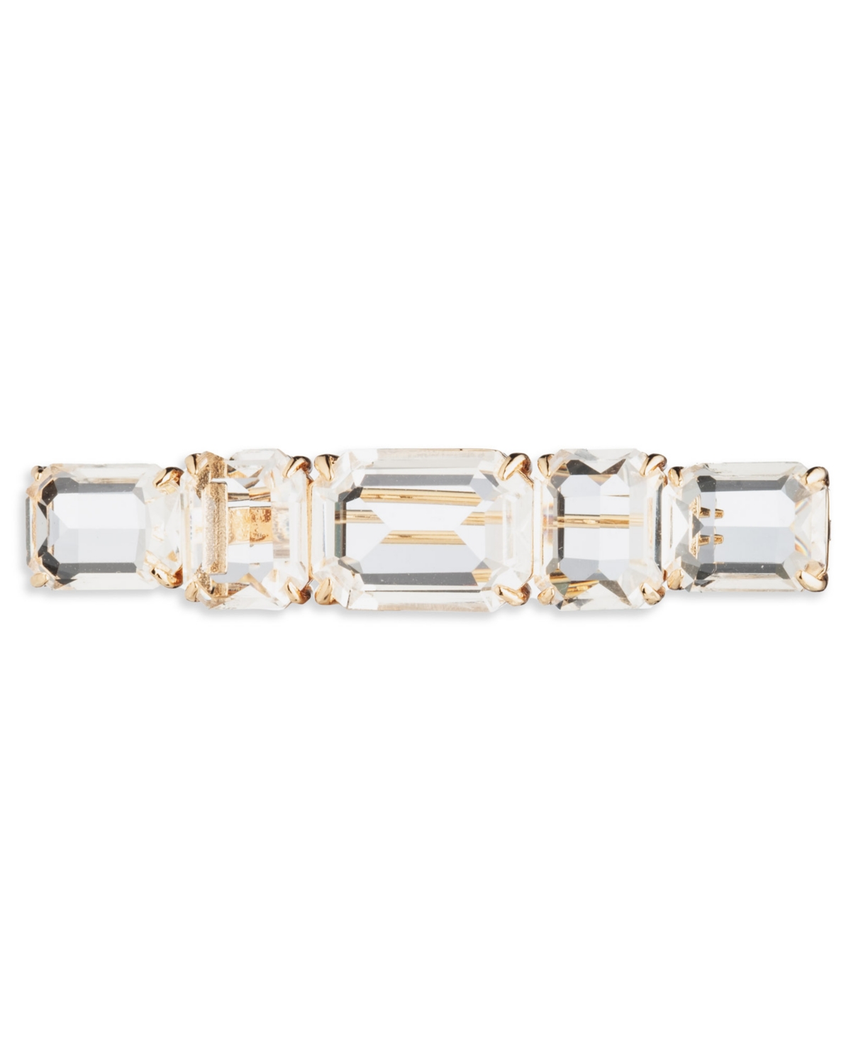Ralph Lauren Crystal Stone Gold-tone Pin In Gold