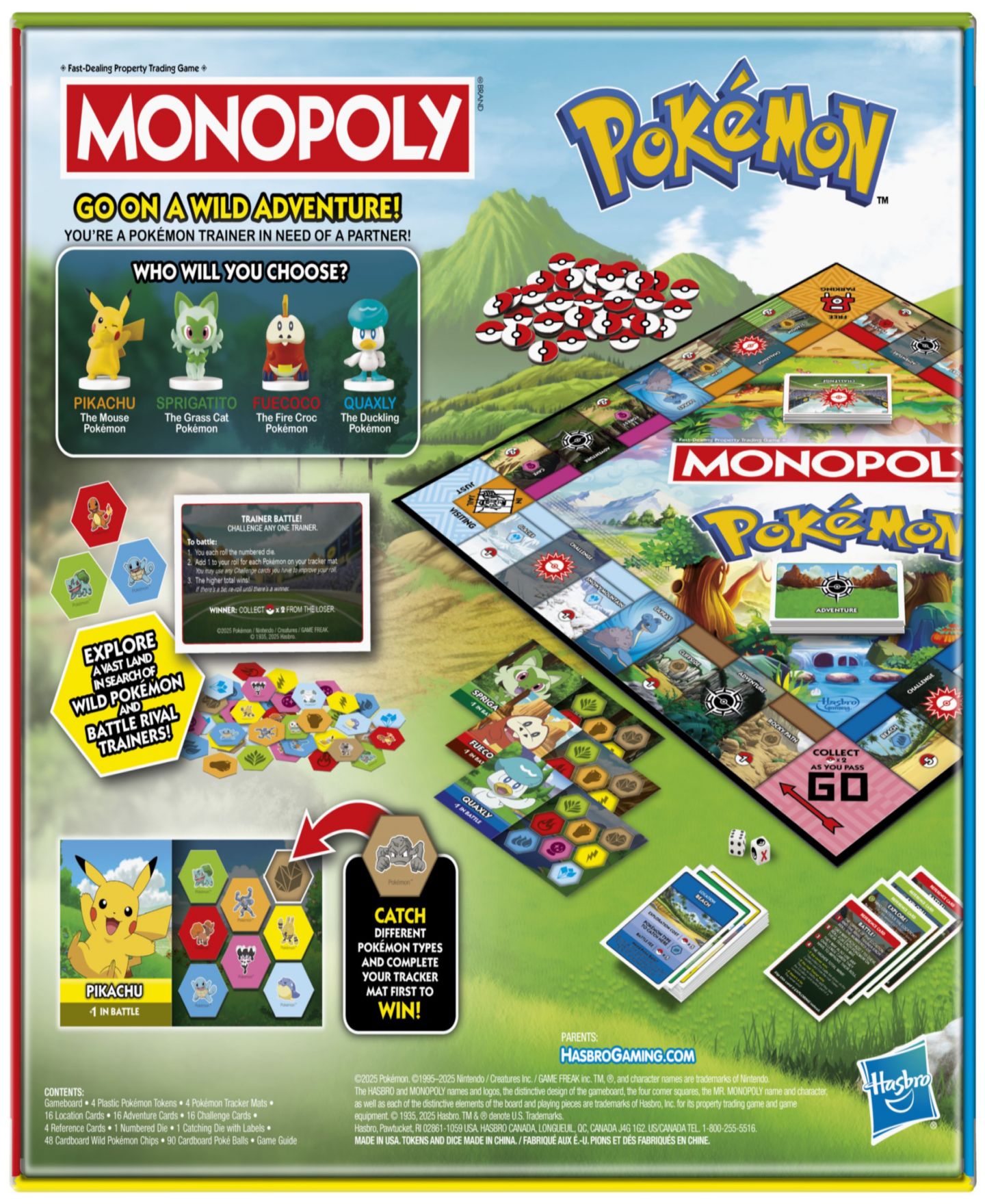 Детская настольная игра MONOPOLY Pokémon Edition Board Game, цвет: Разноцветный — фото 6