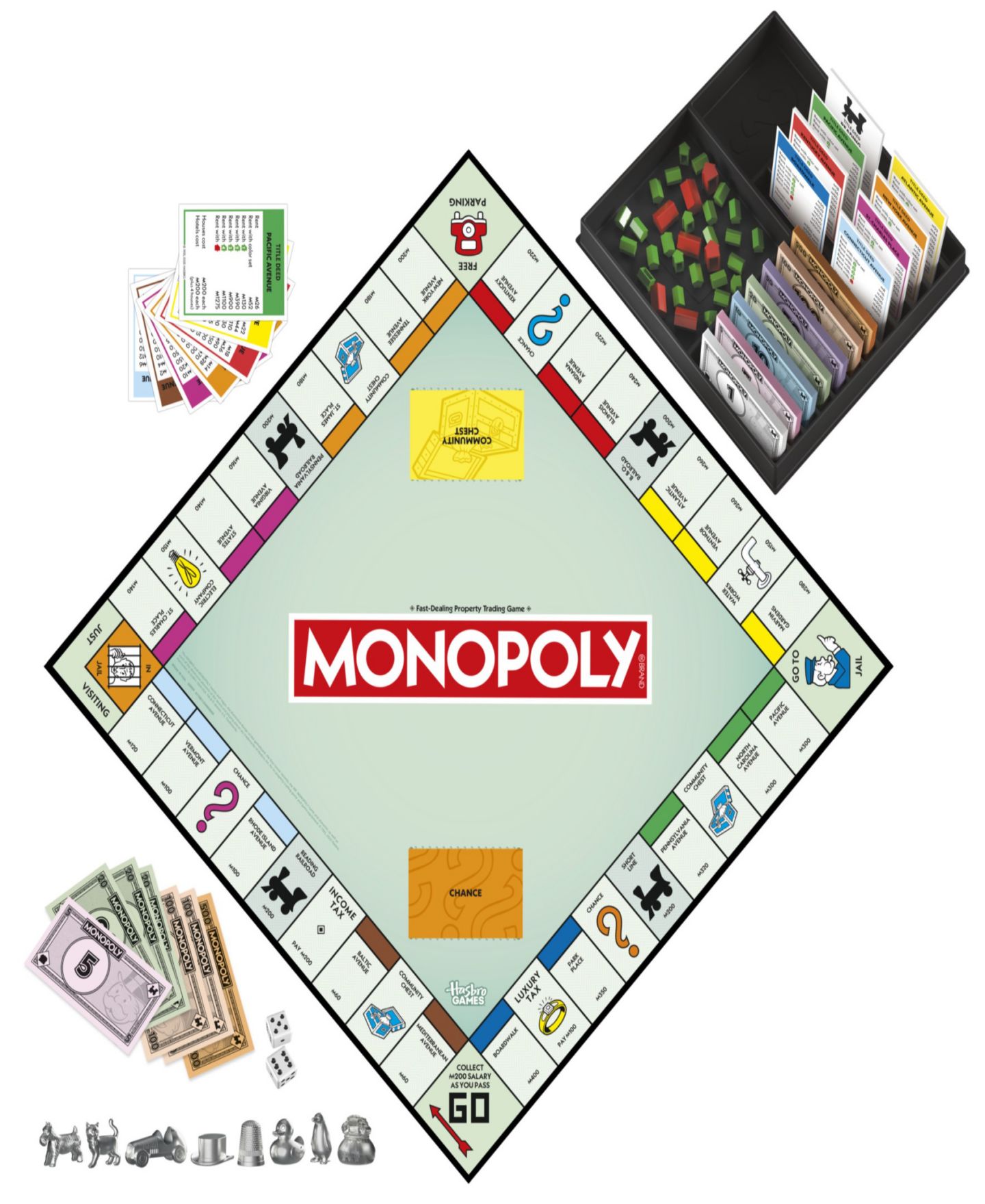 Детская настольная игра MONOPOLY Family Strategy Board Game, Ages 8+, цвет: Разноцветный — фото 8