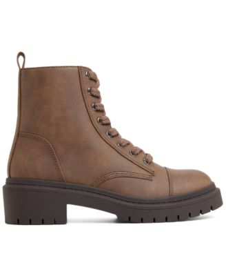 Women's Goer Combat Round Toe Boots