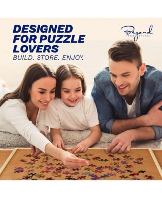 Wooden Puzzle Table – Portable Jigsaw Organizer