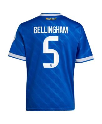 Big Boys and Girls Jude Bellingham Blue Real Madrid 2025/26 Third Replica Player Jersey