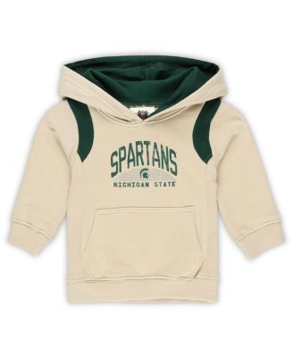 Baby Boys and Girls 2-Piece Michigan State Spartans Color Block Pullover Hoodie and Sweatpants Set