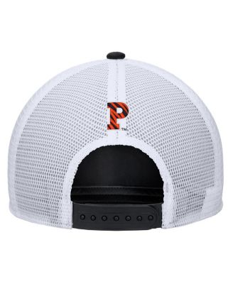 Men's Black Princeton Tigers 2025 On-Field Rise Trucker Performance Adjustable Hat