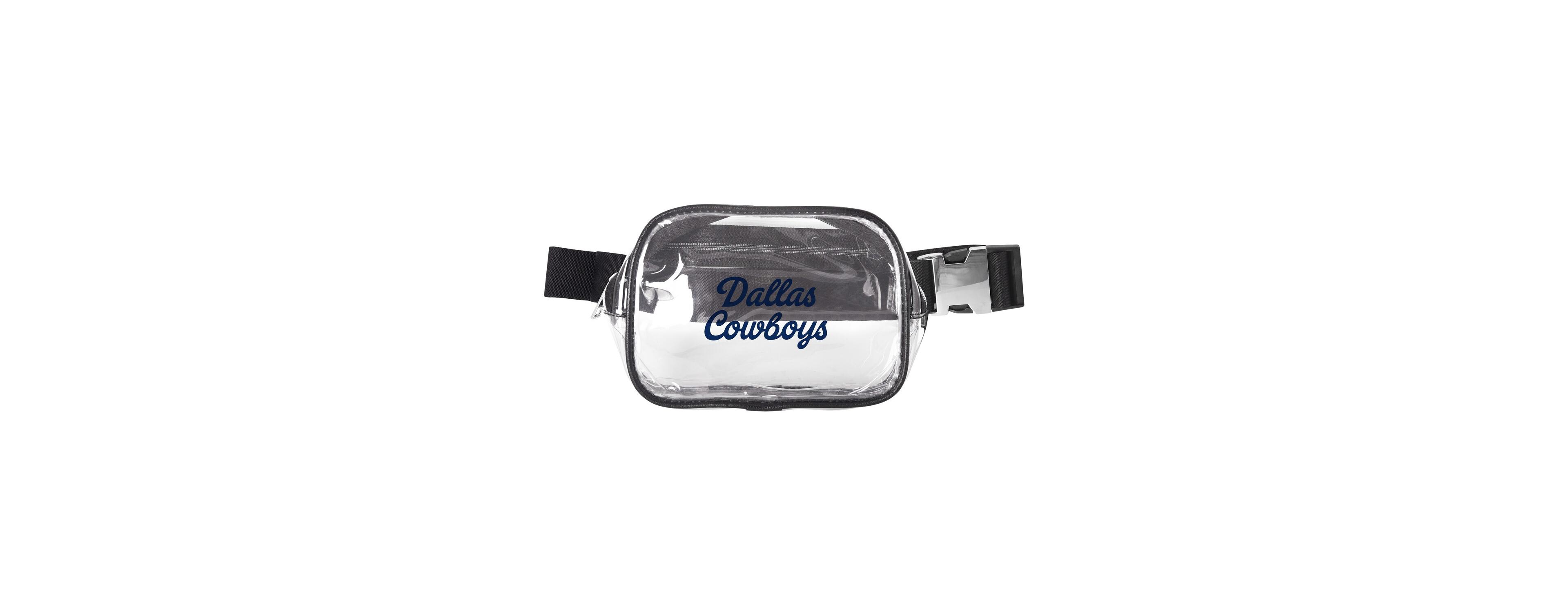Logo Brands Dallas Cowboys Clear Belt Bag