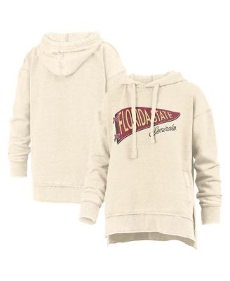 Pressbox - Women's Cream Florida State Seminoles Marni Pullover Hoodie