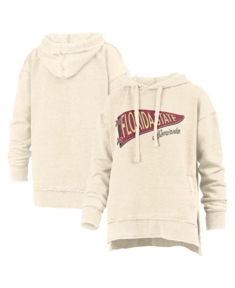 Женское худи Pressbox Cream Florida State Seminoles Marni Pullover