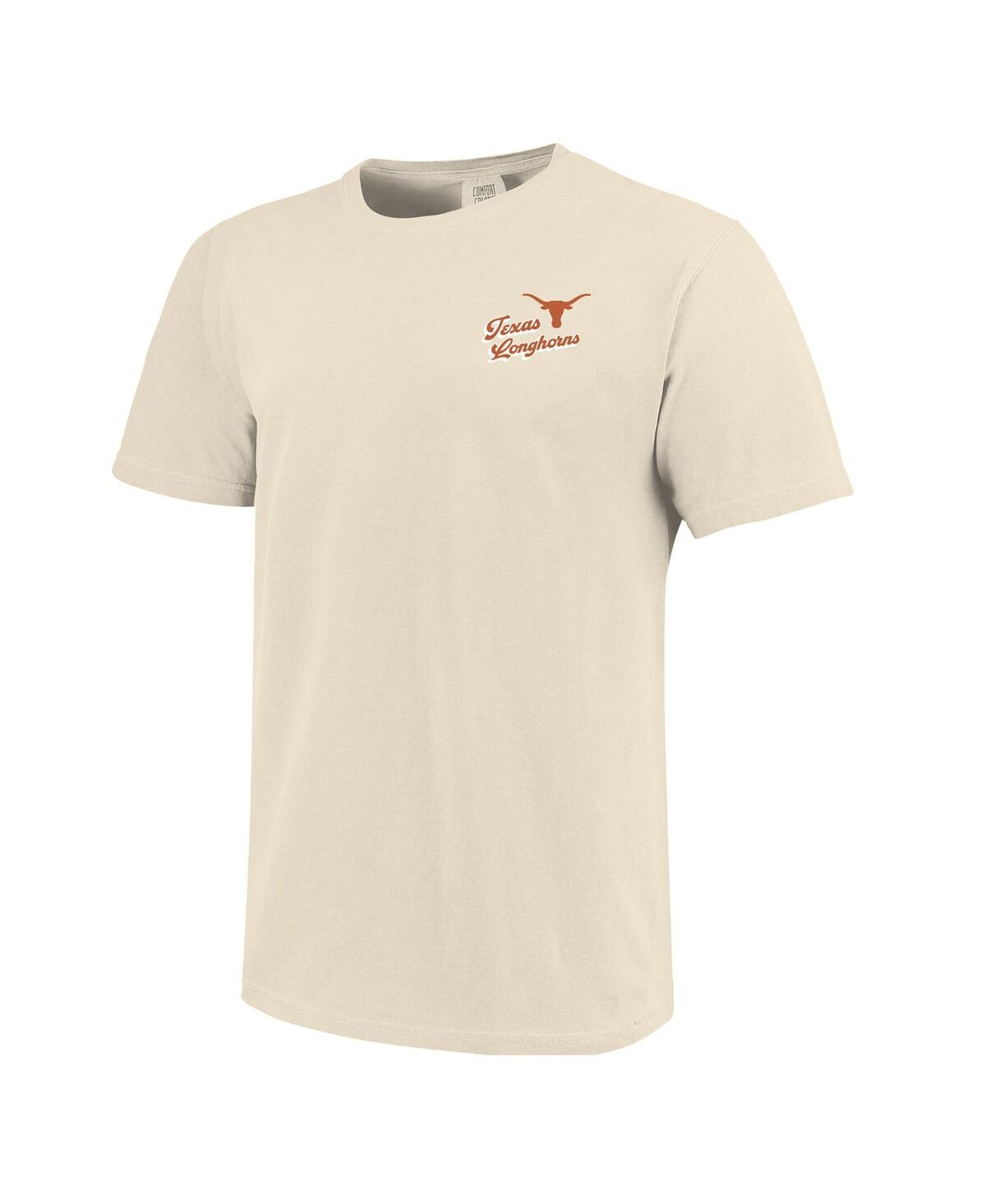 Image One Men's And Women's Natural Texas Longhorns Hyper Local Bevo T-shirt In Neutral