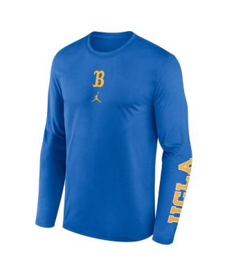 Men's Blue UCLA Bruins Primetime Two-Hit Legend Dri-FIT Long Sleeve T-Shirt