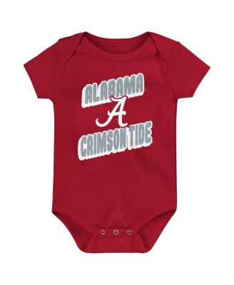 Baby Boys and Girls 3-Pack Alabama Crimson Tide Sunday Comics Bodysuit Set