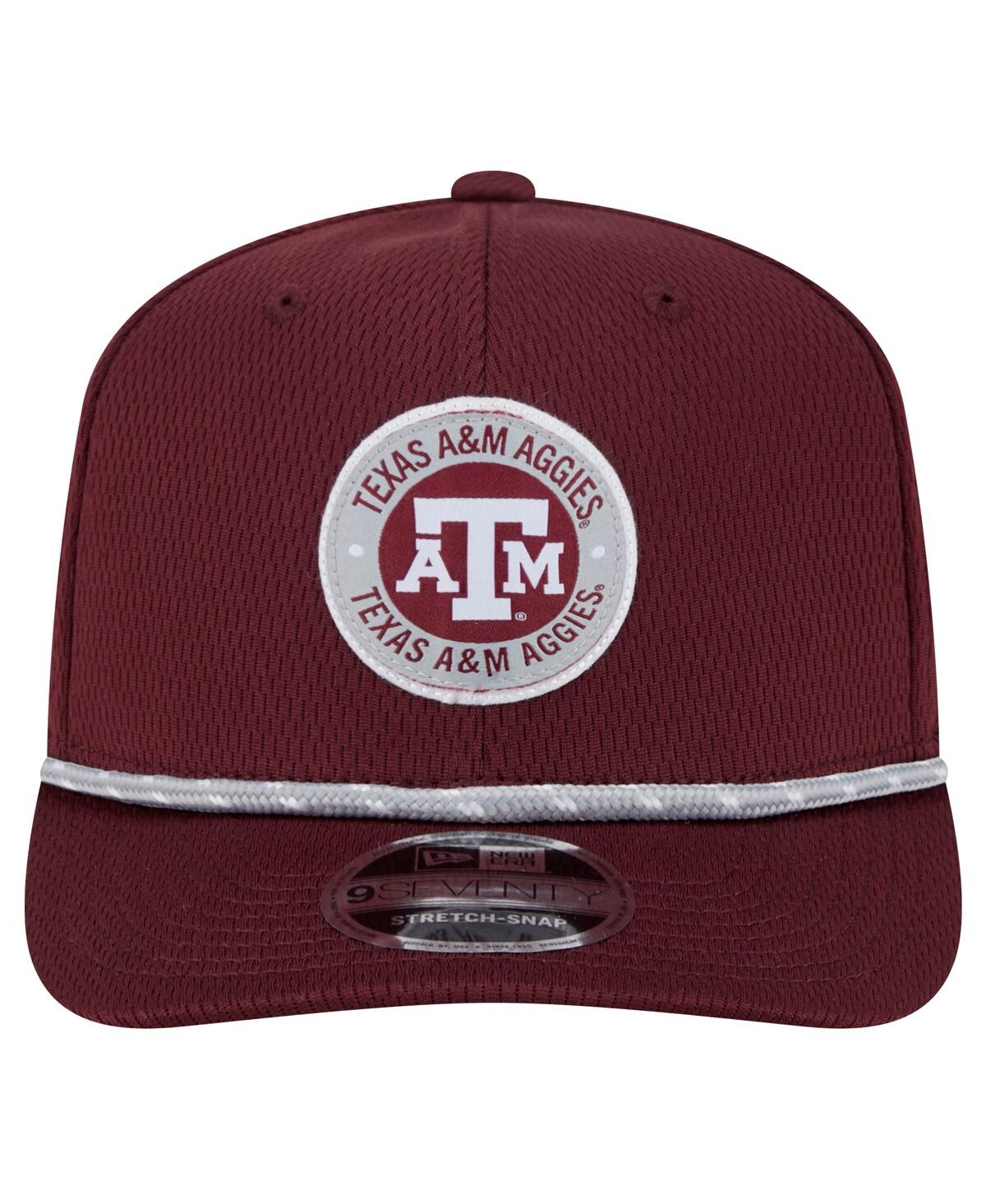 New Era Men's Maroon Texas A&m Aggies Coolera 9seventy Rope Stretch-snap Hat In Brown