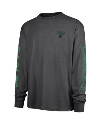 Men's Black Philadelphia Eagles Cairn Ravine Foundation Throwback Long Sleeve T-Shirt