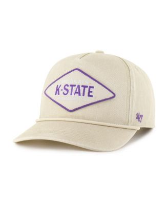 Men's and Women's Cream Kansas State Wildcats Outdoorsmen Cairn Hitch Adjustable Hat