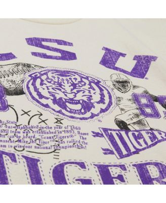 Men's Cream LSU Tigers Heritage Scholar T-Shirt