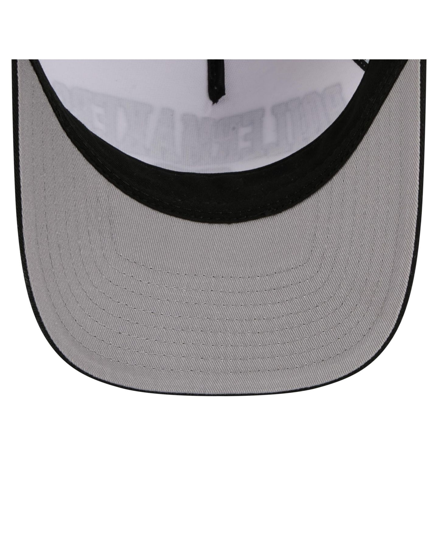 Мужская кепка New Era White/Black Purdue Boilermakers Arch Two-Tone Rope 9FORTY A-Frame M-Crown Adjustable Hat — фото 5