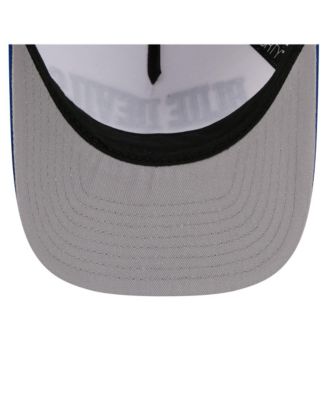 Men's White/Royal Duke Blue Devils Arch Two-Tone Rope 9FORTY A-Frame M-Crown Adjustable Hat