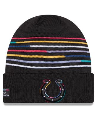 New Era - Men's Black Indianapolis Colts 2025 NFL Crucial Catch Cuffed Knit Hat
