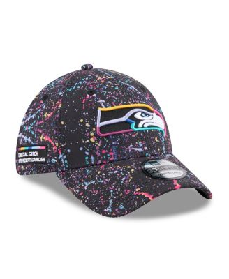 New Era - Men's Black Seattle Seahawks 2025 NFL Crucial Catch 39THIRTY Flex Hat