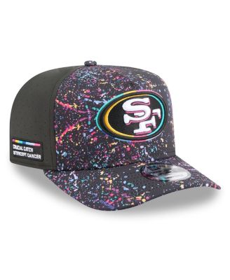 New Era - Men's Black San Francisco 49ers 2025 NFL Crucial Catch A-Frame 9FIFTY Snapback Hat