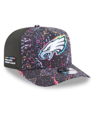 New Era - Men's Black Philadelphia Eagles 2025 NFL Crucial Catch A-Frame 9FIFTY Snapback Hat