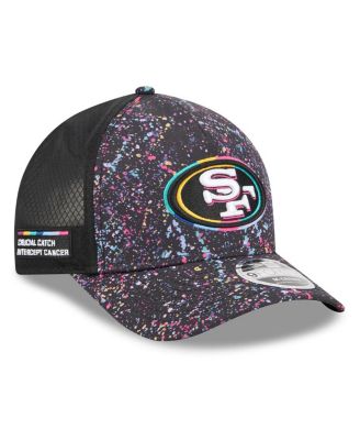 New Era - Big Boys and Girls Black San Francisco 49ers 2025 NFL Crucial Catch 9FORTY Adjustable Hat