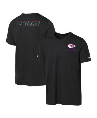 Nike - Big Boys and Girls Black Kansas City Chiefs 2025 NFL Crucial Catch Tri-Blend Dri-FIT T-shirt