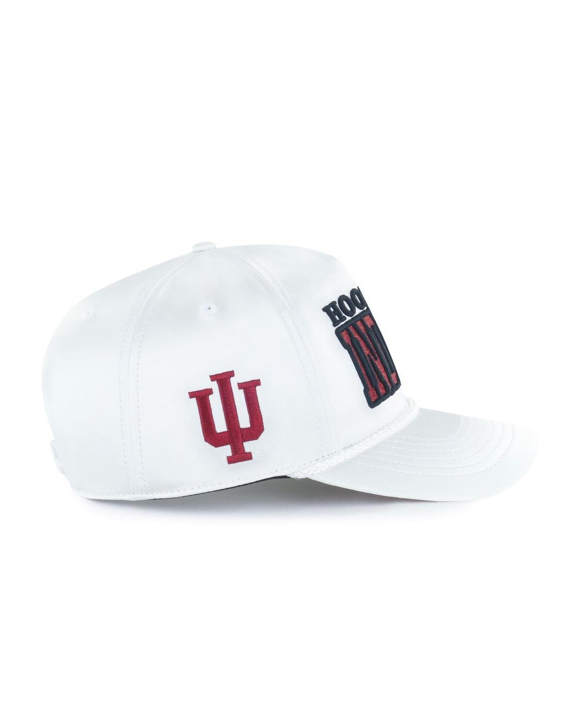 47 Brand Women's White Indiana Hoosiers Outspoken Hitch Adjustable Hat In White