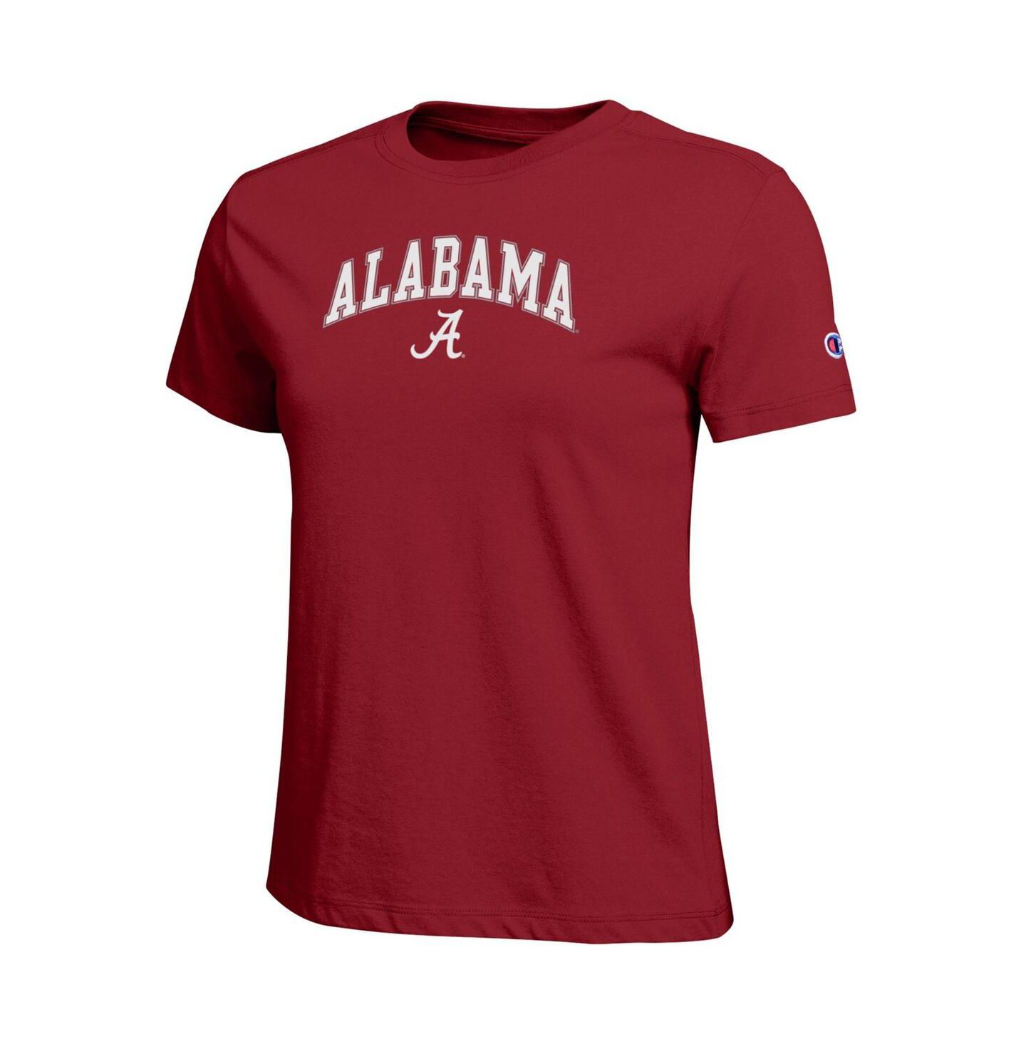 Женская футболка Champion Crimson Alabama Crimson Tide Arched Over Logo — фото 2