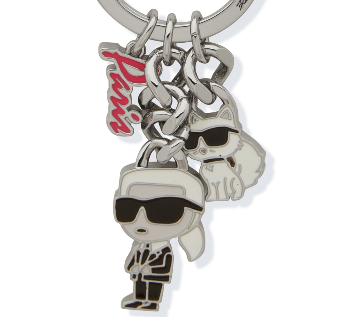 Karl Lagerfeld Charm Bag Keychain In Multi