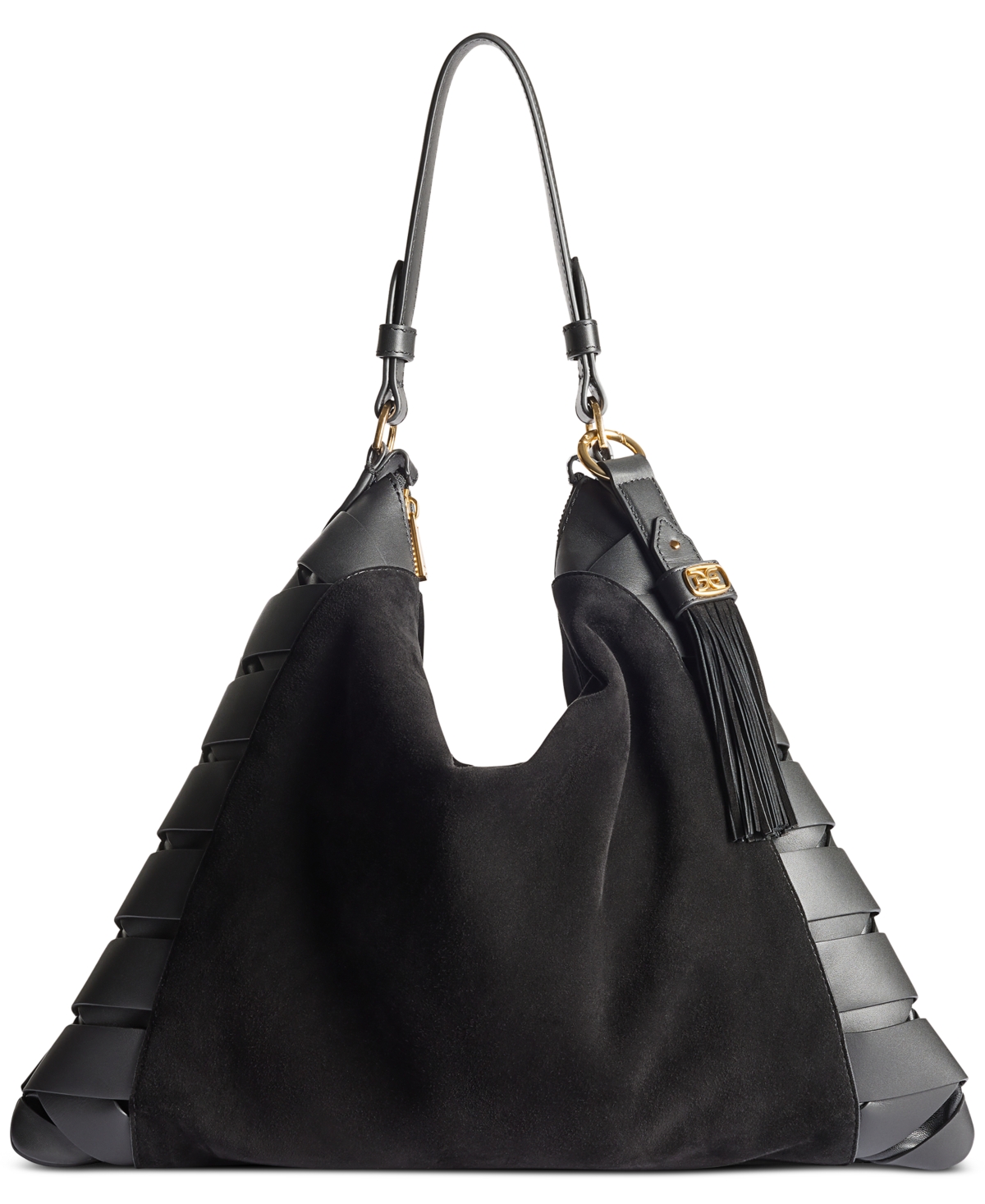 Sam Edelman Jette Large Hobo Bag In Black