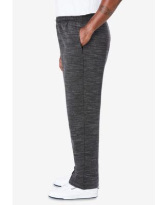 Big & Tall Fleece Open-Bottom Sweatpants