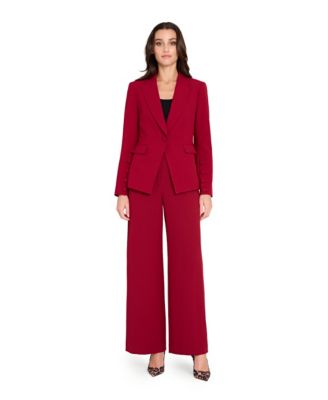 Women's Peak Lapel One-Button Jacket