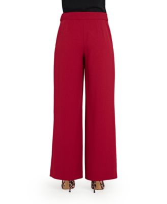Women's Mid-Rise Wide Leg Pants
