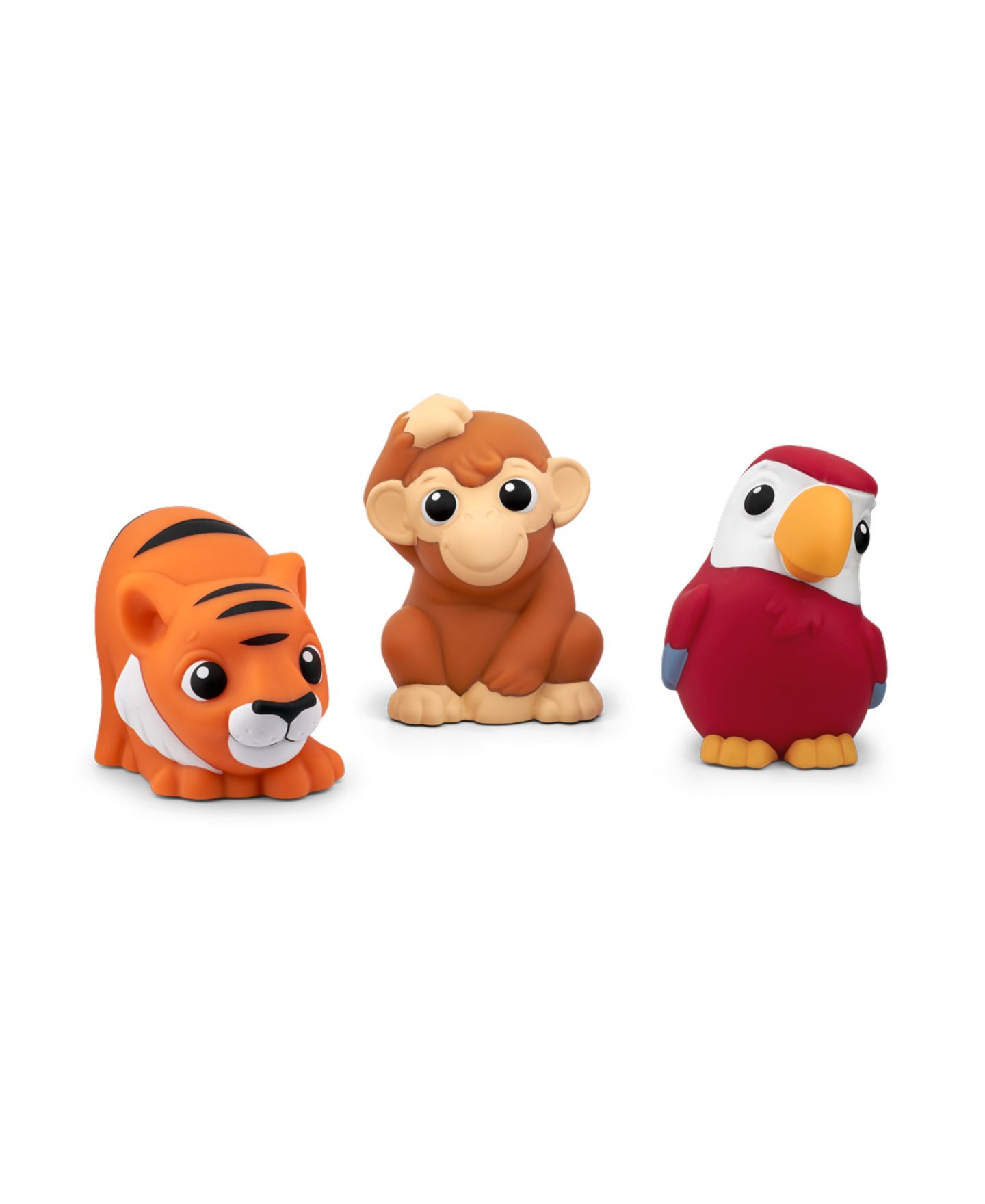 Детские игрушки My First Tonies Jungle Set Monkey, Parrot and Tiger Figurines, 3 Pack — фото 1