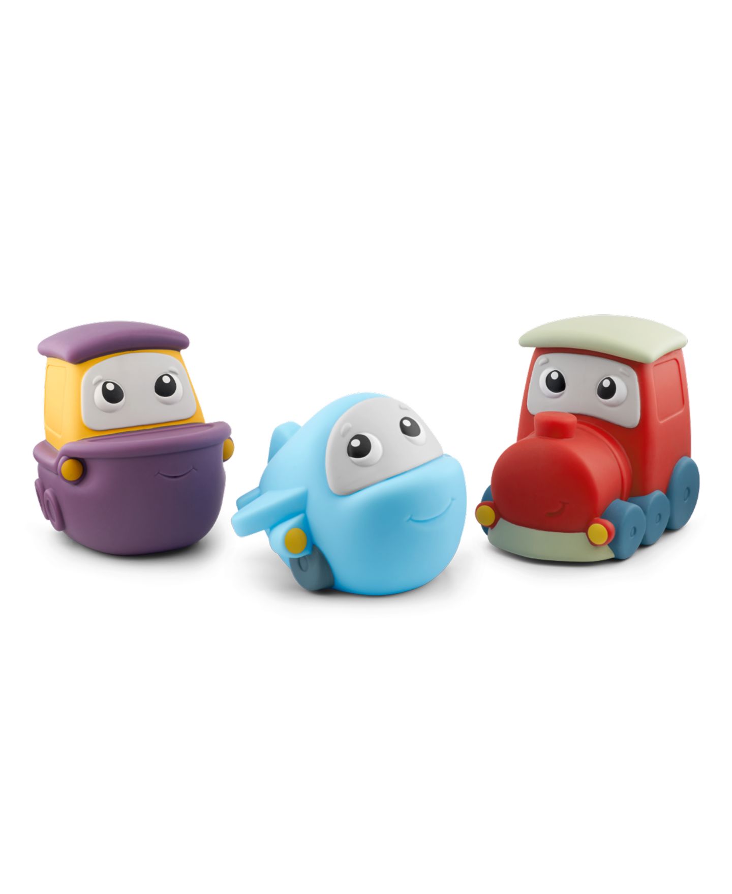 Детские игрушки My First Tonies Transportation Set Airplane, Ship and Train, 3 Pack — фото 1
