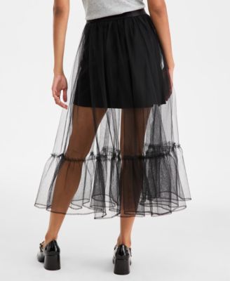 Women's Tulle Overlay Skirt, Macy's Exclusive