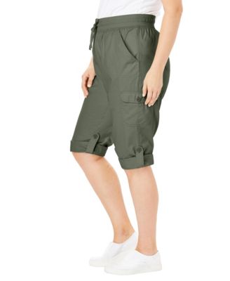 Women's Within Convertible Length Cargo Capri/Bermuda