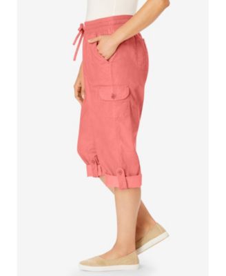 Women's Within Convertible Length Cargo Capri/Bermuda