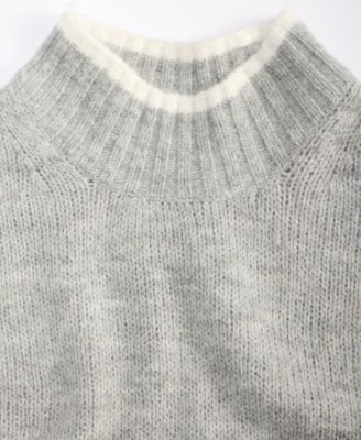 Women's Long-Sleeve Mock-Neck Sweater, Macy's Exclusive