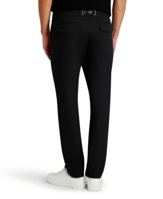 Men's Straight Leg Belted Pants