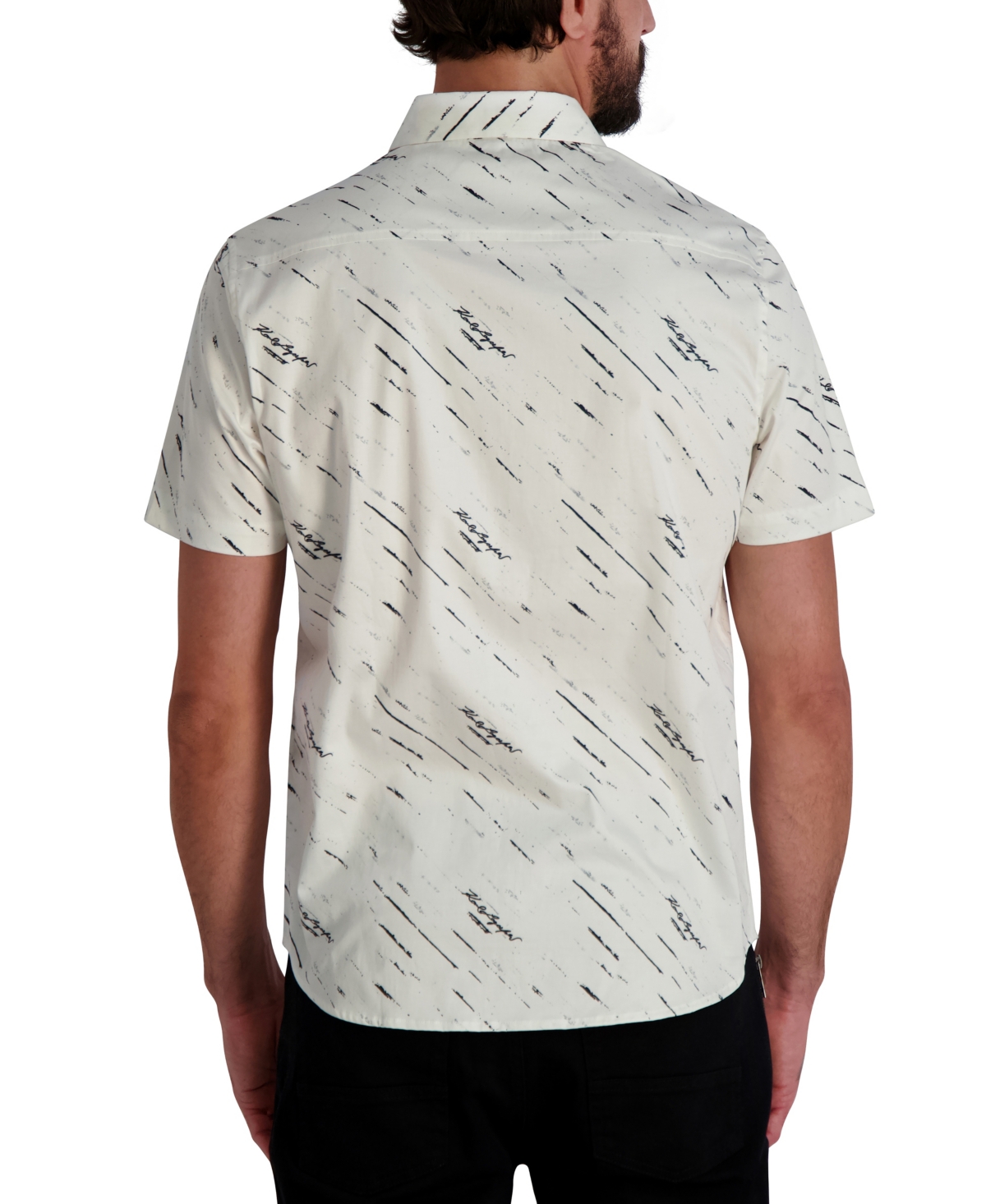 Karl Lagerfeld Paris Men's Short Sleeve Shirt