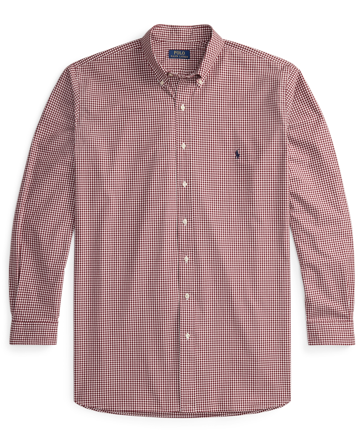 Polo Ralph Lauren Ralph Lauren Gingham Stretch Poplin Shirt In Red